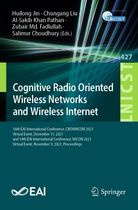 Cover image for book Cognitive Radio Oriented Wireless Networks and Wireless Internet