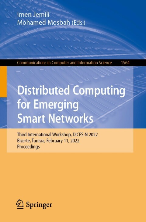 Cover image for book Distributed Computing for Emerging Smart Networks