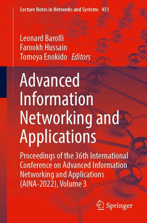 Cover image for book Advanced Information Networking and Applications