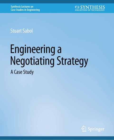 Cover image for book Engineering a Negotiating Strategy