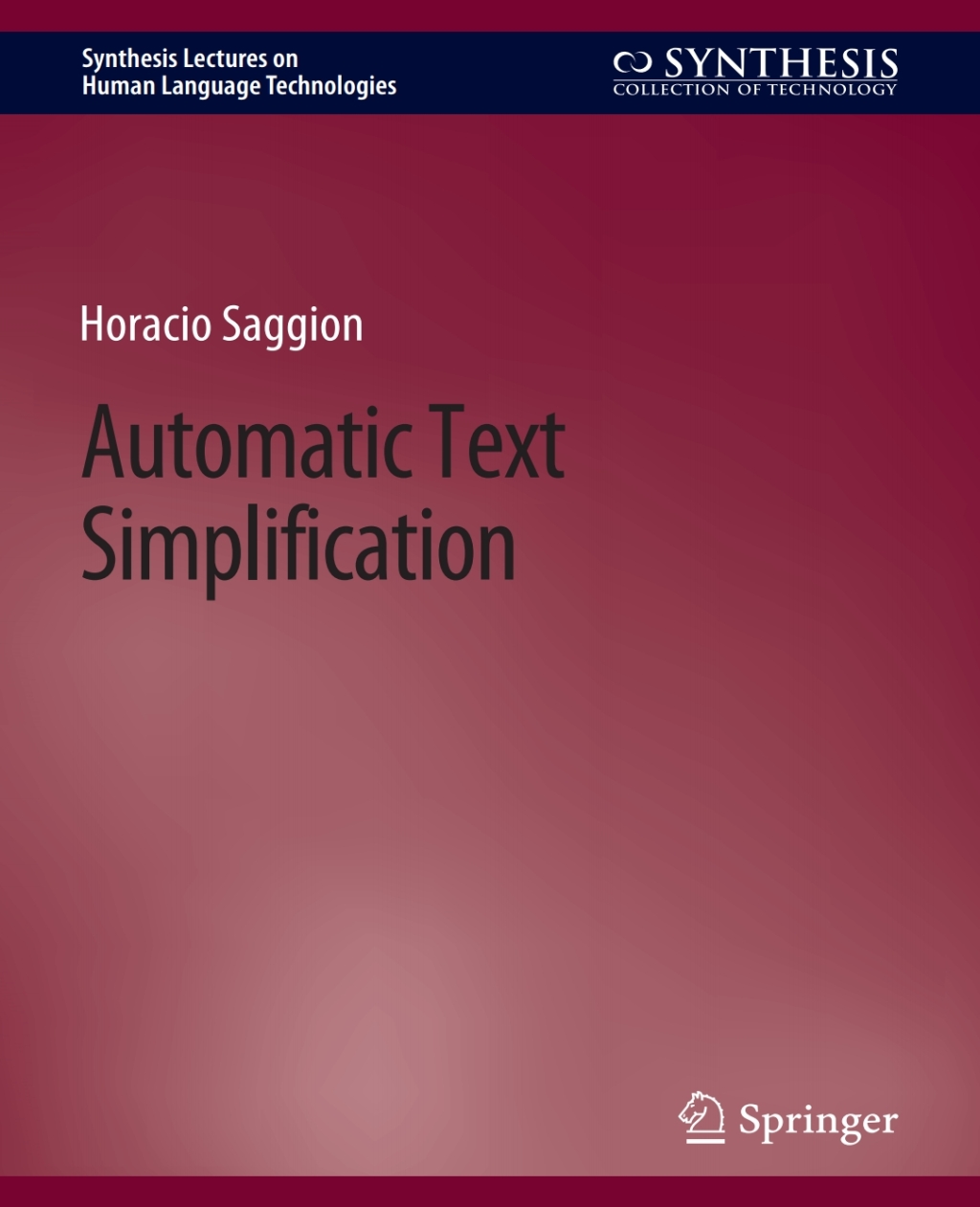 Automatic Text Simplification (eBook)