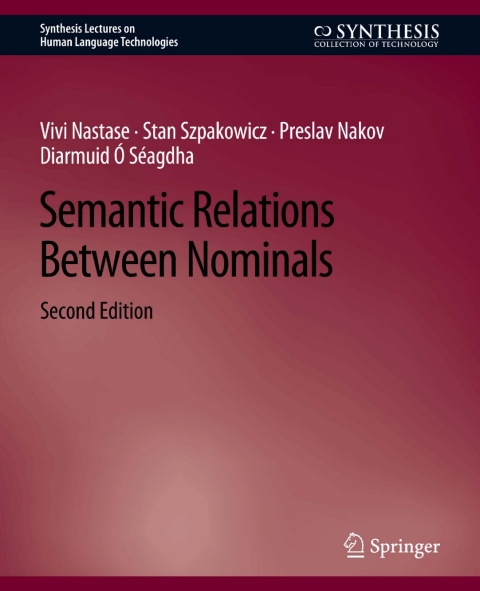 Cover image for book Semantic Relations Between Nominals
