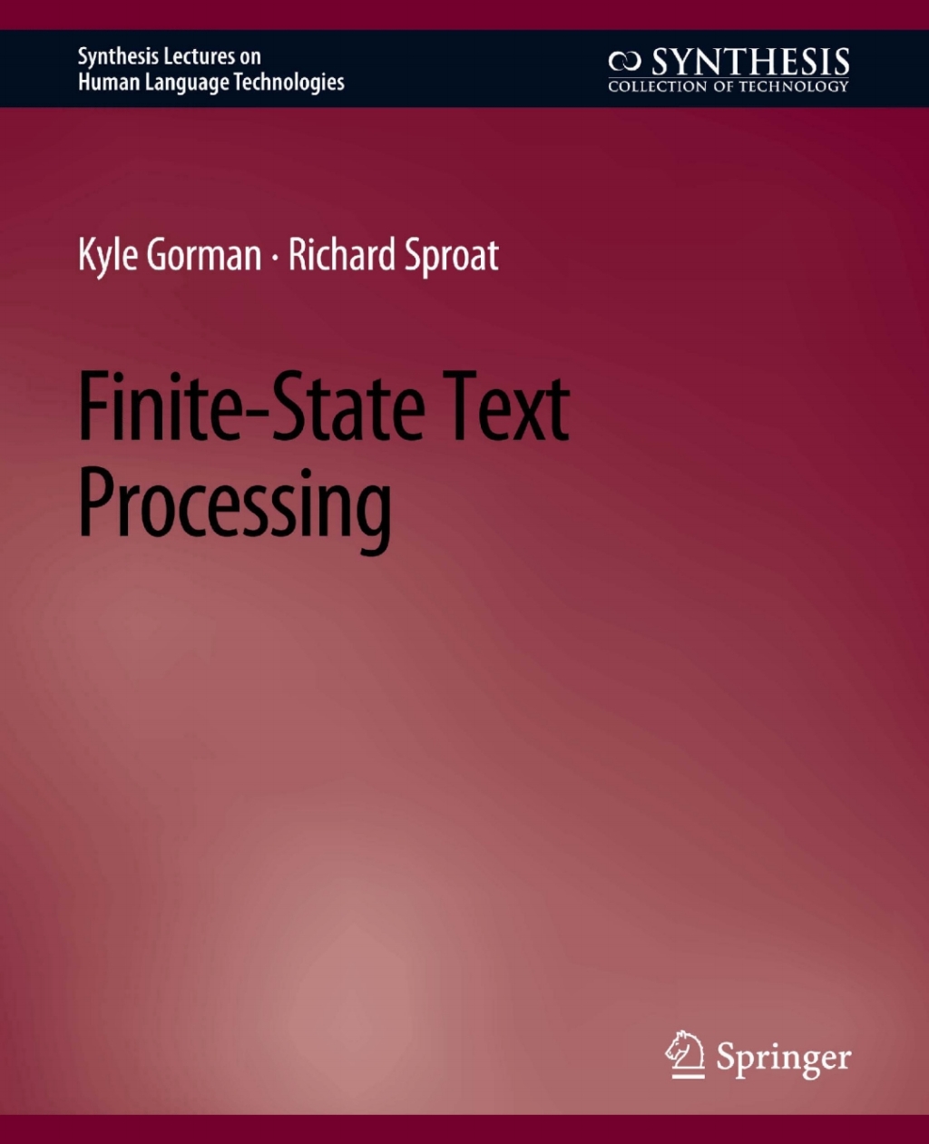 Finite-State Text Processing (eBook)