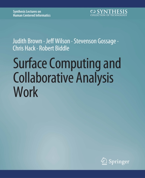 Surface Computing and Collaborative Analysis Work 