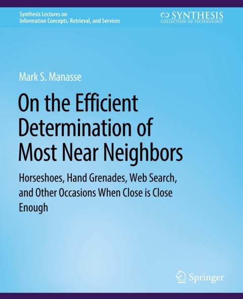 Cover image for book On The Efficient Determination of Most Near Neighbors