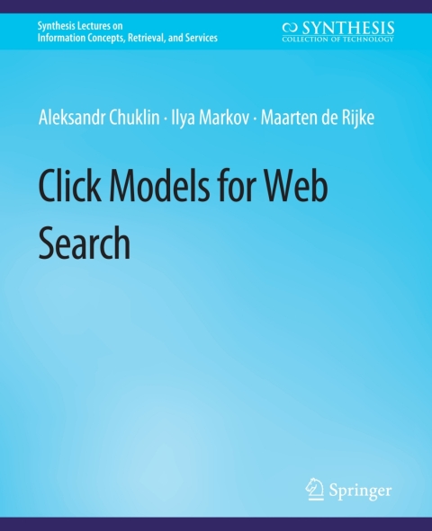 Cover image for book Click Models for&nbsp;Web Search
