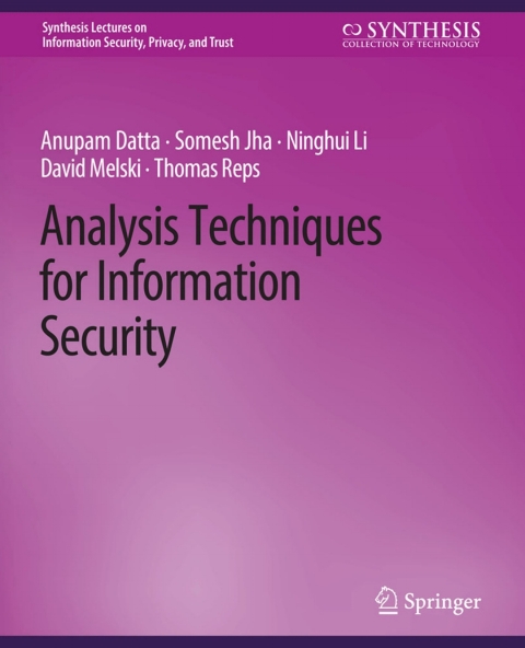 Analysis Techniques for Information Security 