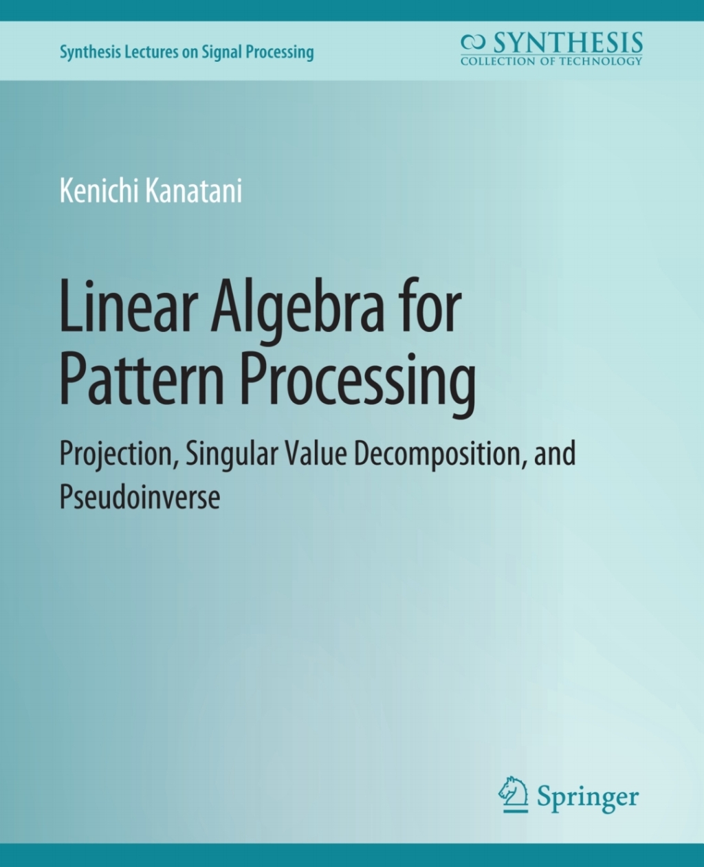 Linear Algebra for Pattern Processing (eBook)
