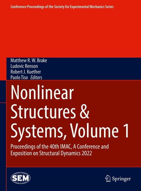 Cover image for book Nonlinear Structures & Systems, Volume 1