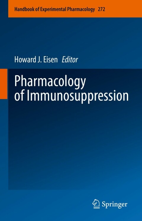 Cover image for book Pharmacology of Immunosuppression