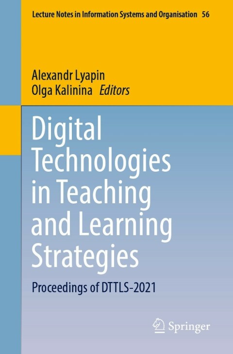 Cover image for book Digital Technologies in Teaching and Learning Strategies