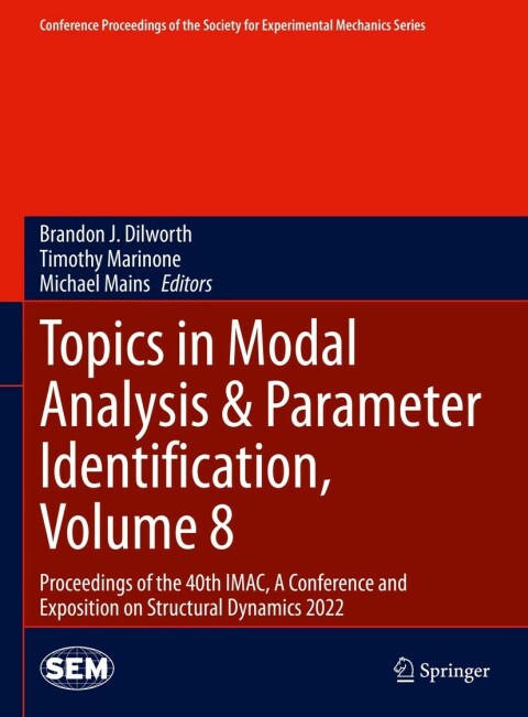 Cover image for book Topics in Modal Analysis & Parameter Identification, Volume 8