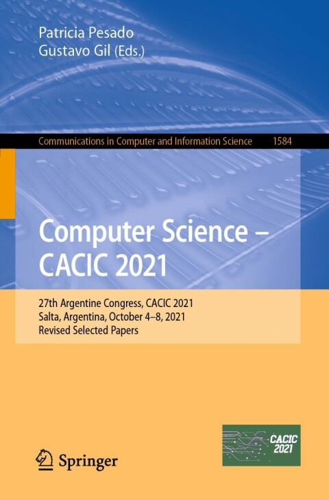 Cover image for book Computer Science – CACIC 2021