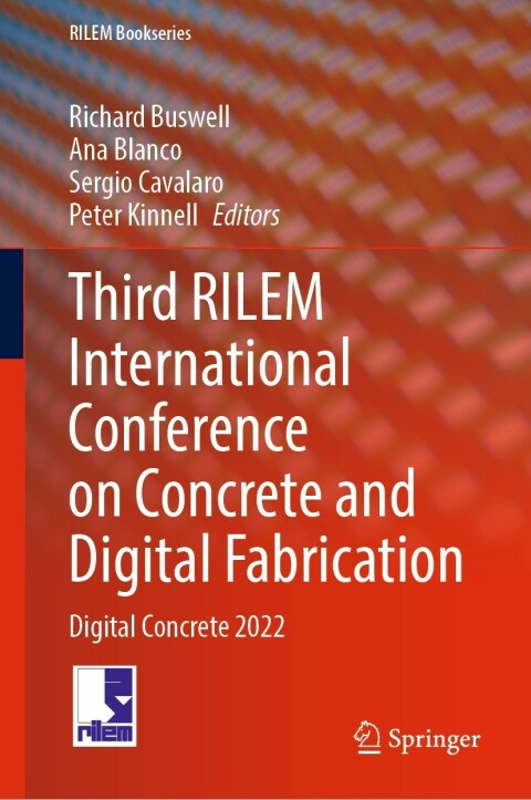Cover image for book Third RILEM International Conference on Concrete and Digital Fabrication