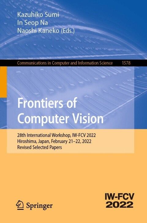 Cover image for book Frontiers of Computer Vision