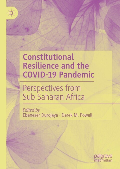Cover image for book Constitutional Resilience and the COVID-19 Pandemic