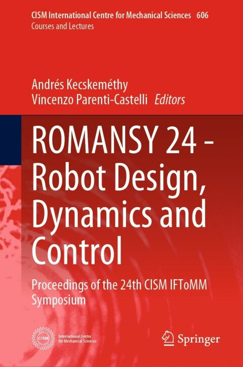 Cover image for book ROMANSY 24 - Robot Design, Dynamics and Control