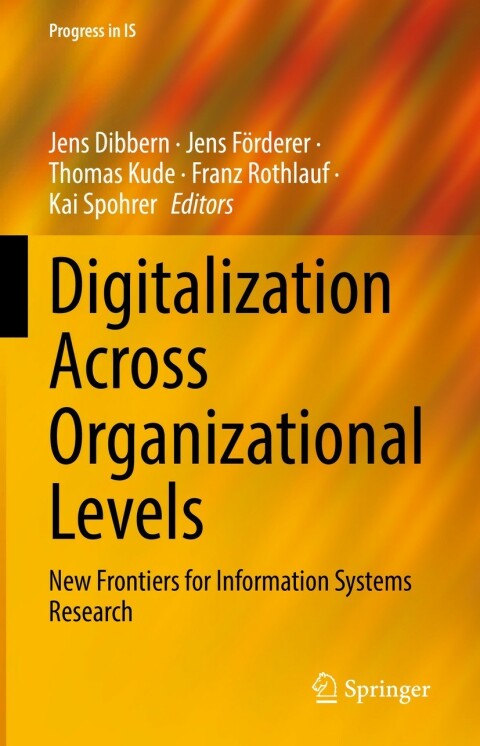 Cover image for book Digitalization Across Organizational Levels