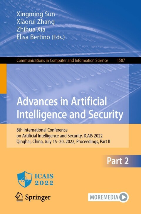 Cover image for book Advances in Artificial Intelligence and Security