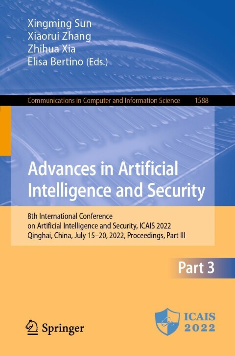 Cover image for book Advances in Artificial Intelligence and Security