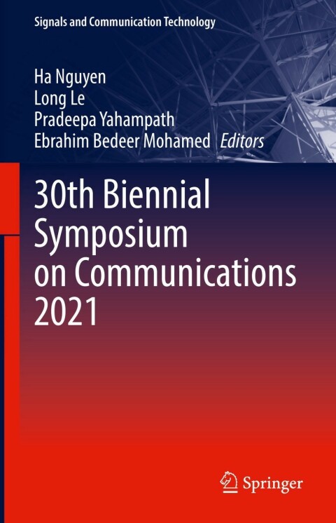 Cover image for book 30th Biennial Symposium on Communications 2021