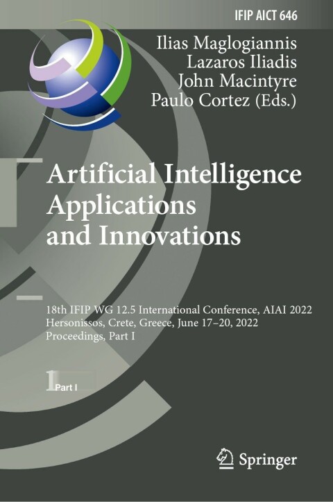 Cover image for book Artificial Intelligence Applications and Innovations