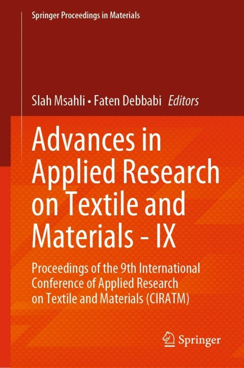 Cover image for book Advances in Applied Research on Textile and Materials - IX
