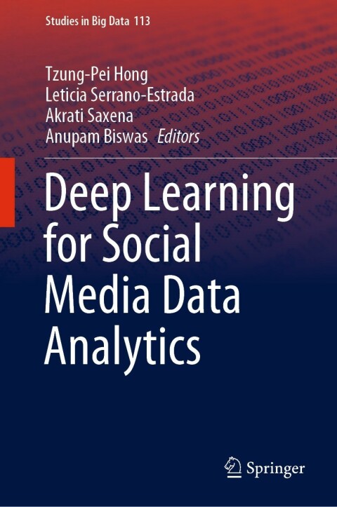 Cover image for book Deep Learning for Social Media Data Analytics