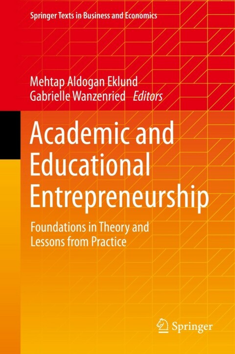 Cover image for book Academic and Educational Entrepreneurship