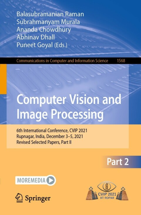 Cover image for book Computer Vision and Image Processing