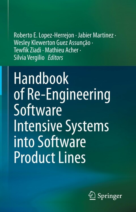 Cover image for book Handbook of Re-Engineering Software Intensive Systems into Software Product Lines