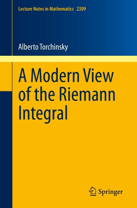 Cover image for book A Modern View of the Riemann Integral