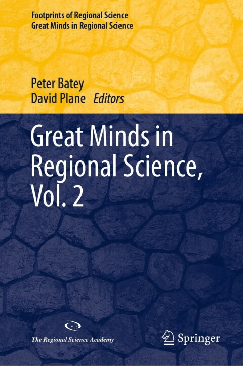 Cover image for book Great Minds in Regional Science, Vol. 2