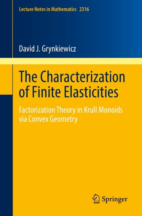 The Characterization of Finite Elasticities 