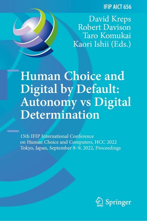 Cover image for book Human Choice and Digital by Default: Autonomy vs Digital Determination
