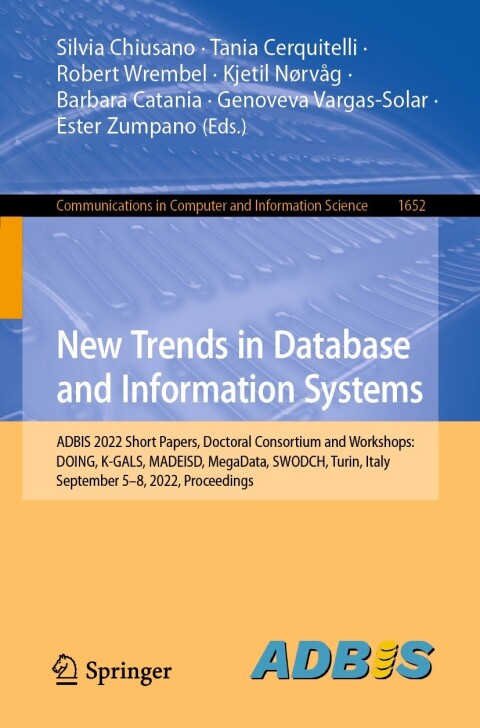Cover image for book New Trends in Database and Information Systems
