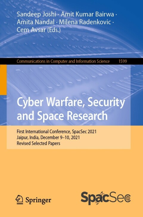 Cover image for book Cyber Warfare, Security and Space Research