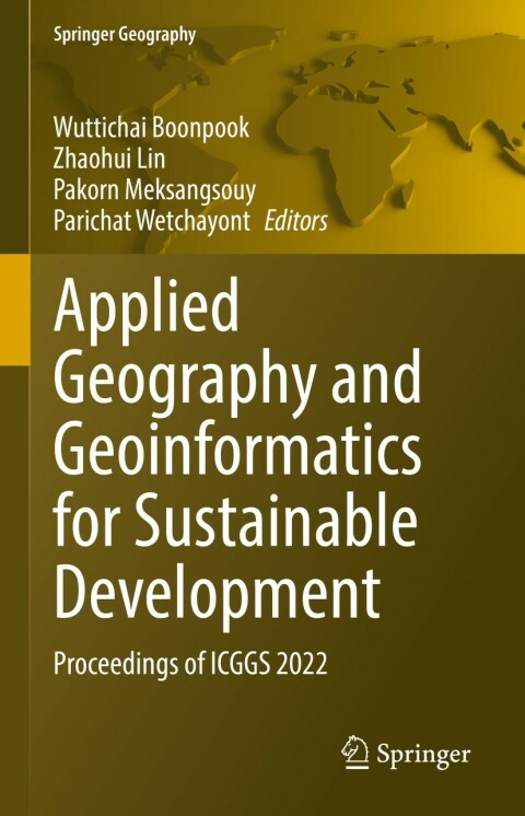 Cover image for book Applied Geography and Geoinformatics for Sustainable Development