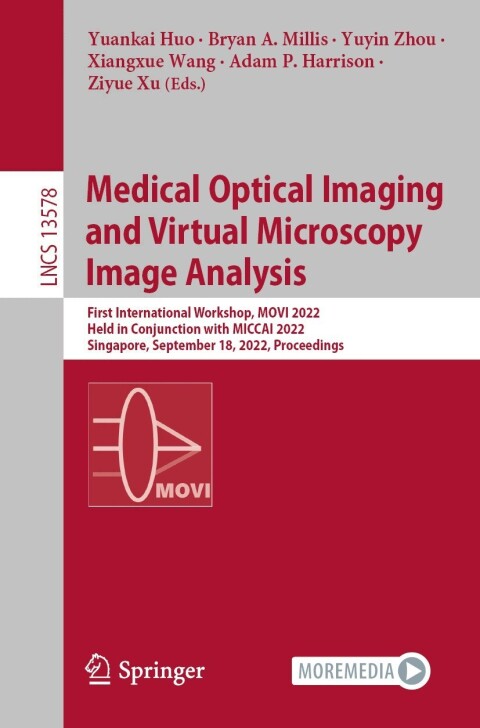 Cover image for book Medical Optical Imaging and Virtual Microscopy Image Analysis