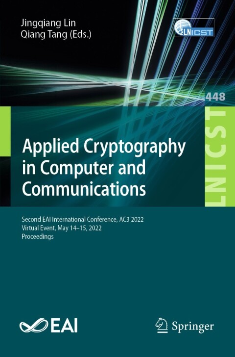 Cover image for book Applied Cryptography in Computer and Communications