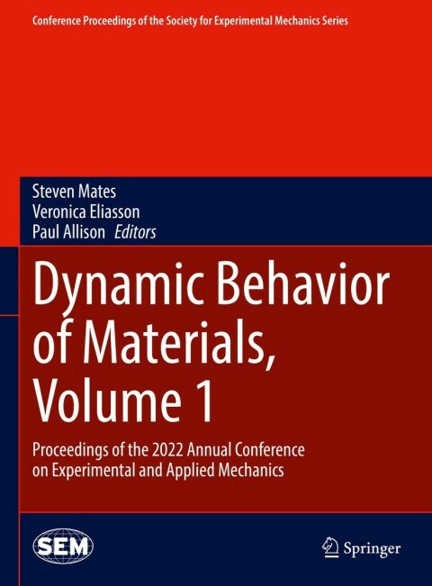 Cover image for book Dynamic Behavior of Materials, Volume 1