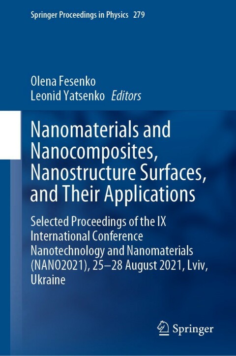 Cover image for book Nanomaterials and Nanocomposites, Nanostructure Surfaces, and Their Applications