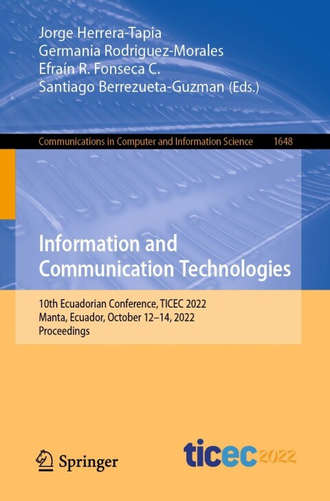 Cover image for book Information and Communication Technologies