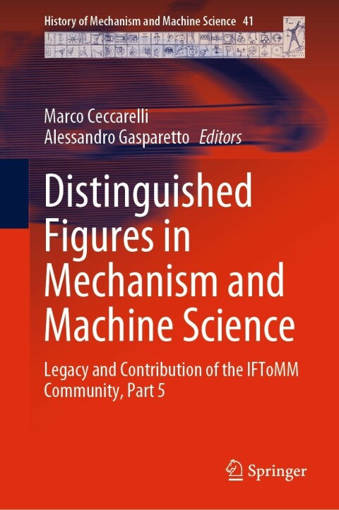 Cover image for book Distinguished Figures in Mechanism and Machine Science