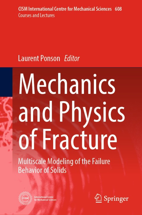 Cover image for book Mechanics and Physics of Fracture