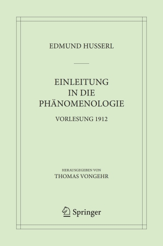 Einleitung in die Phänomenologie