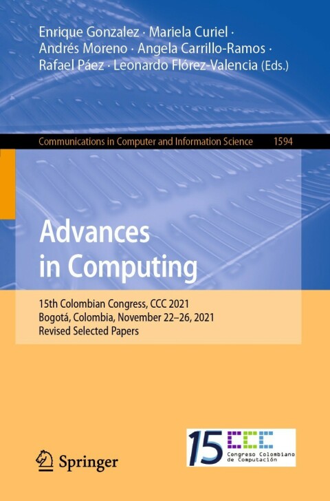 Cover image for book Advances in Computing