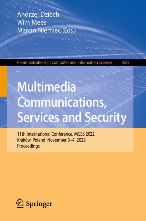 Cover image for book Multimedia Communications, Services and Security