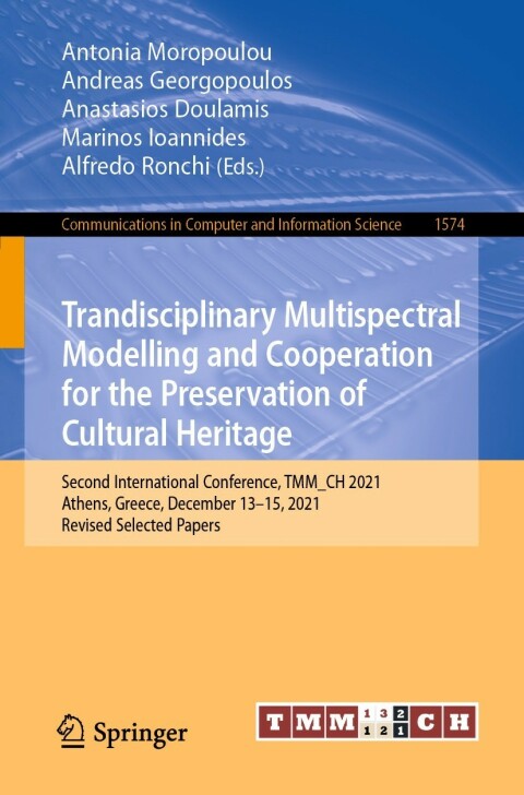 Cover image for book Trandisciplinary Multispectral Modelling and Cooperation for the Preservation of Cultural Heritage