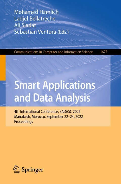 Cover image for book Smart Applications and Data Analysis